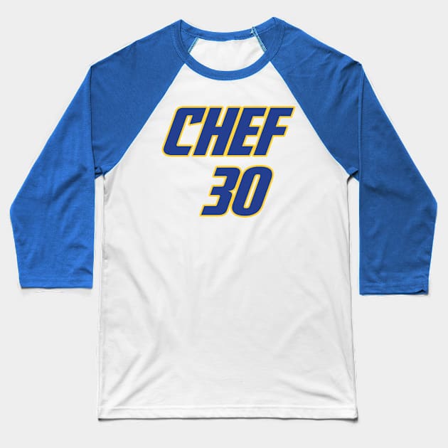 CHEF CURRY Baseball T-Shirt by 22GFX